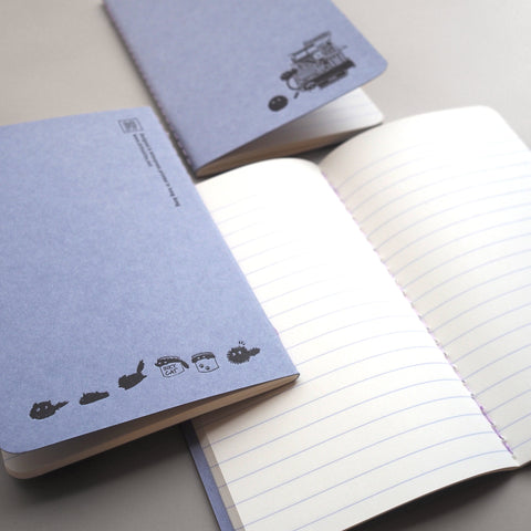 ditto ditto inky cat letterpress cover notebook